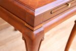Pair of Queen Anne Mahogany Lamp Tables with Pull-Out Slides - Image 10