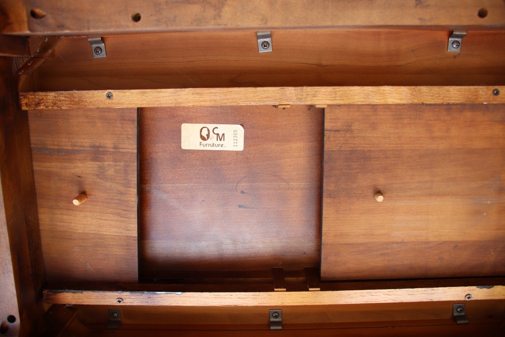 Pair of Queen Anne Mahogany Lamp Tables with Pull-Out Slides - Image 14