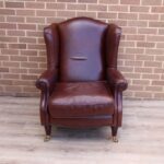 Laura Ashley Southwold Leather Armchair