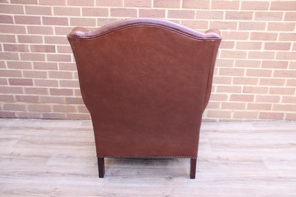 Laura Ashley Southwold Leather Armchair - Image 4
