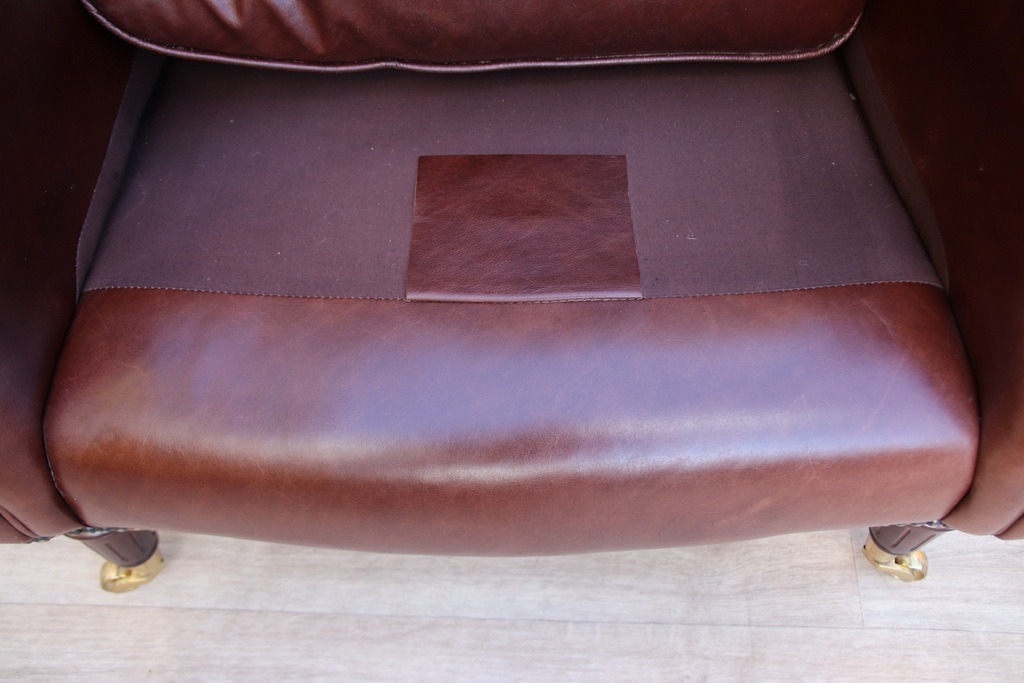 Laura Ashley Southwold Leather Armchair - Image 10
