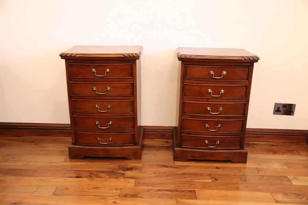 Pair of Solid Wood Bedside Tables - Image 2