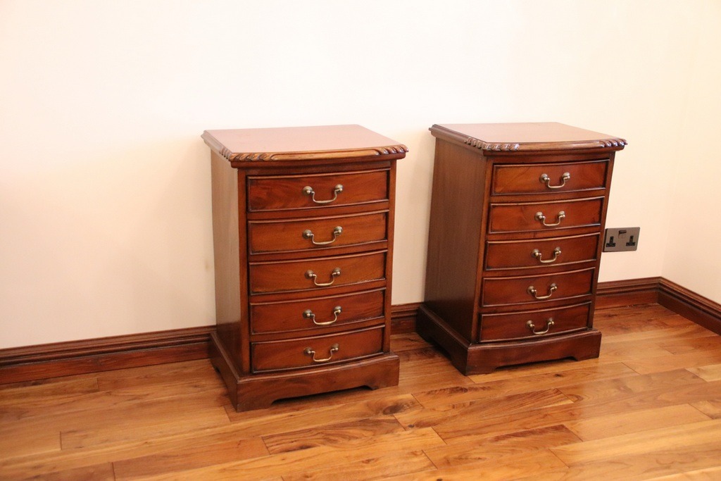 Pair of Solid Wood Bedside Tables - Image 3