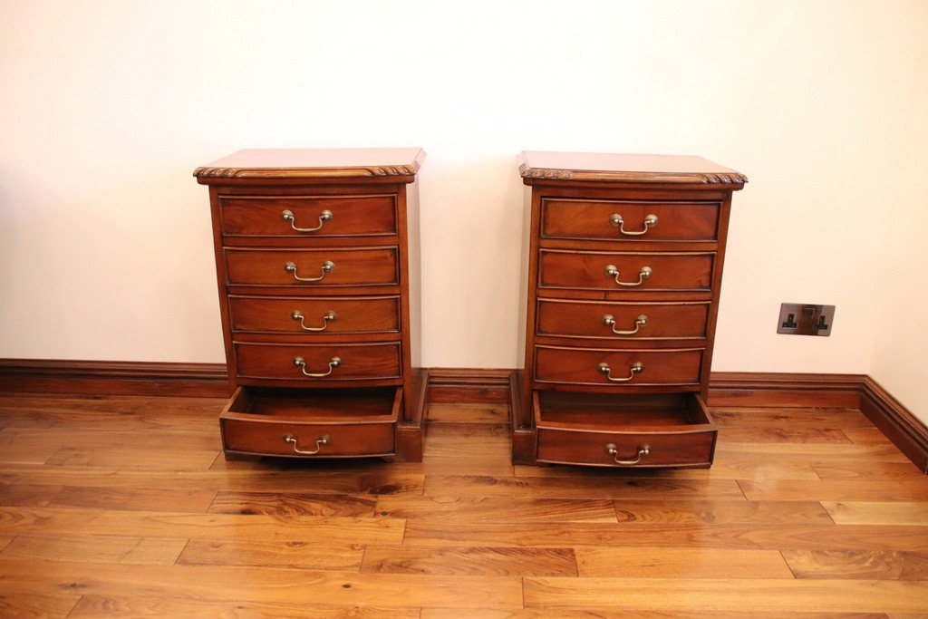 Pair of Solid Wood Bedside Tables - Image 5