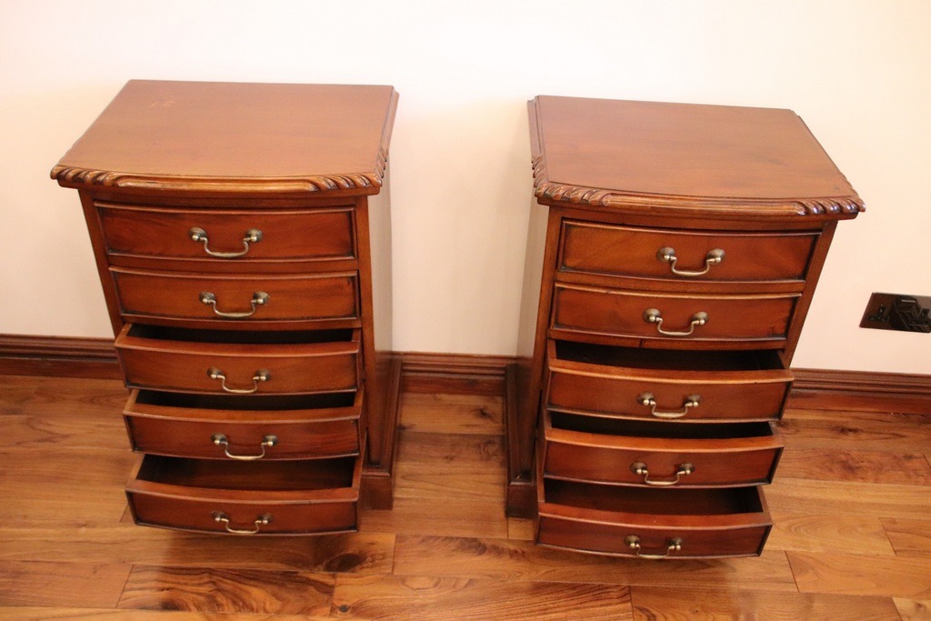 Pair of Solid Wood Bedside Tables - Image 7