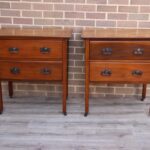 Pair of Edwardian-style Bedside Tables