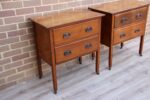 Pair of Edwardian-style Bedside Tables - Image 3