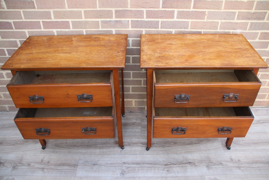 Pair of Edwardian-style Bedside Tables - Image 13