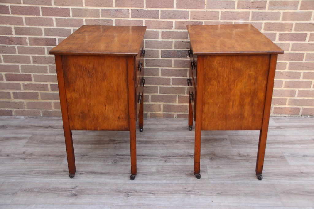 Pair of Edwardian-style Bedside Tables - Image 16