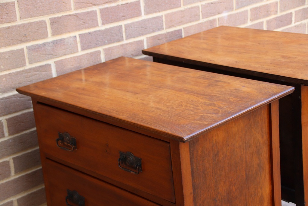 Pair of Edwardian-style Bedside Tables - Image 22