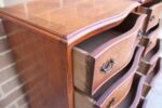 Pair of Walnut Serpentine Bedside Tables - Image 10