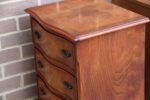 Pair of Walnut Serpentine Bedside Tables - Image 16