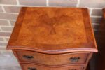 Pair of Walnut Serpentine Bedside Tables - Image 17