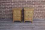 Pair of John Lewis Oak Bedside Tables