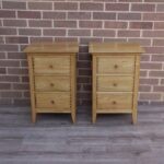 Pair of John Lewis Oak Bedside Tables