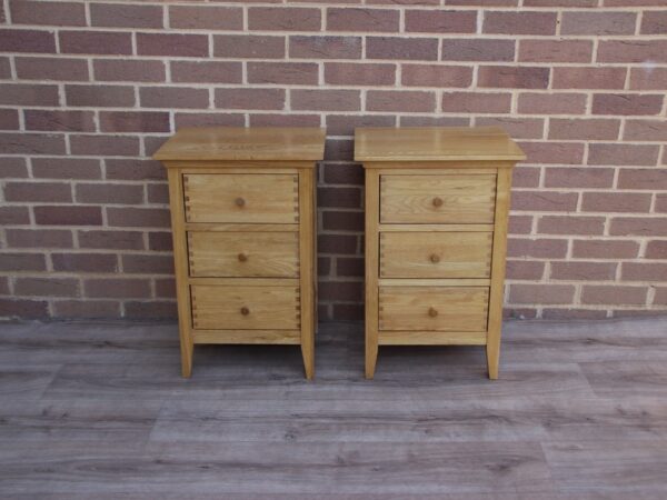 Pair of John Lewis Oak Bedside Tables