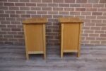 Pair of John Lewis Oak Bedside Tables - Image 8