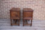 Pair of Oak Vintage Bedside Tables - Image 14