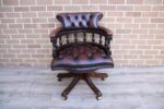 Chesterfield Vintage Captains Chair - Image 2