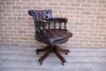 Chesterfield Vintage Captains Chair - Image 8