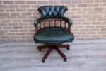Chesterfield Padded Captains Chair - Image 2