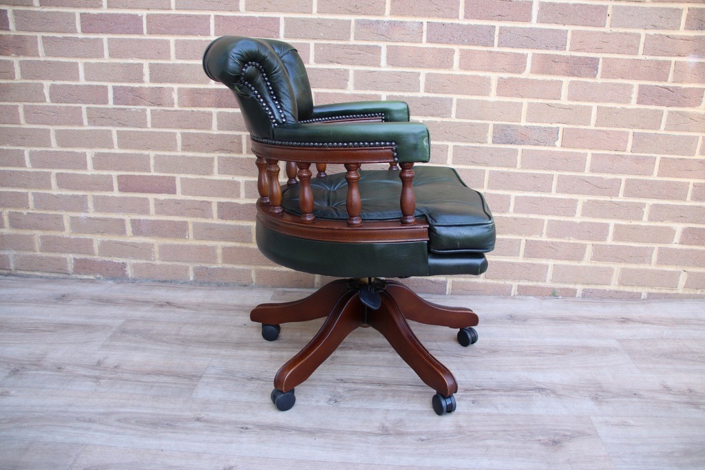 Chesterfield Padded Captains Chair - Image 6