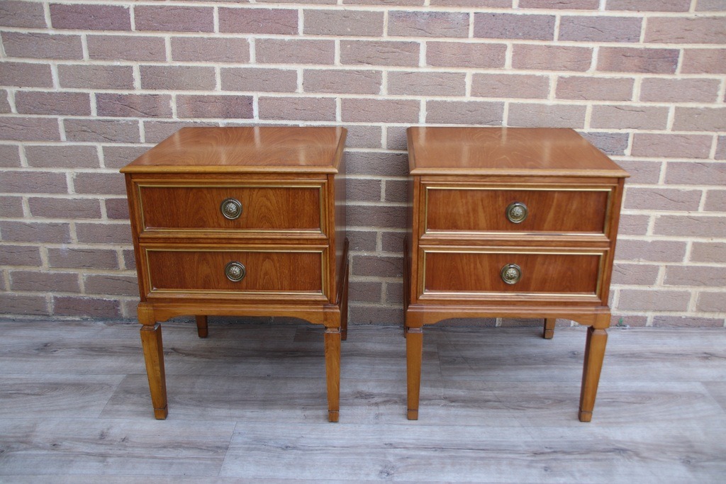 Pair of Vintage Bedside Tables - Image 1