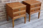 Pair of Vintage Bedside Tables - Image 2