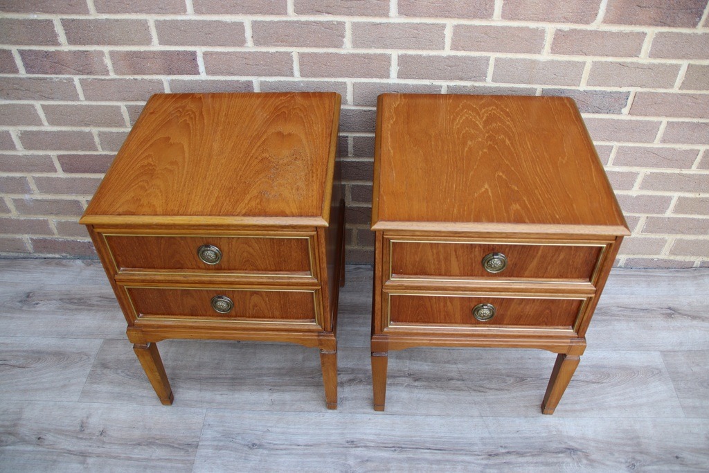 Pair of Vintage Bedside Tables - Image 14