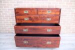 Laura Ashley Military Campaign Chest of Drawers - Image 5