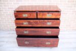 Laura Ashley Military Campaign Chest of Drawers - Image 6
