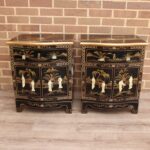 Pair of Chinese-style Bedside Tables