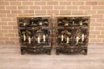 Pair of Chinese-style Bedside Tables - Image 2