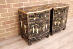 Pair of Chinese-style Bedside Tables - Image 3