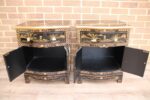 Pair of Chinese-style Bedside Tables - Image 4