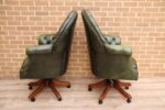 Pair of Chesterfield Padded Directors Chairs - Image 7