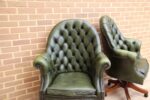 Pair of Chesterfield Padded Directors Chairs - Image 8