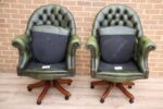Pair of Chesterfield Padded Directors Chairs - Image 10