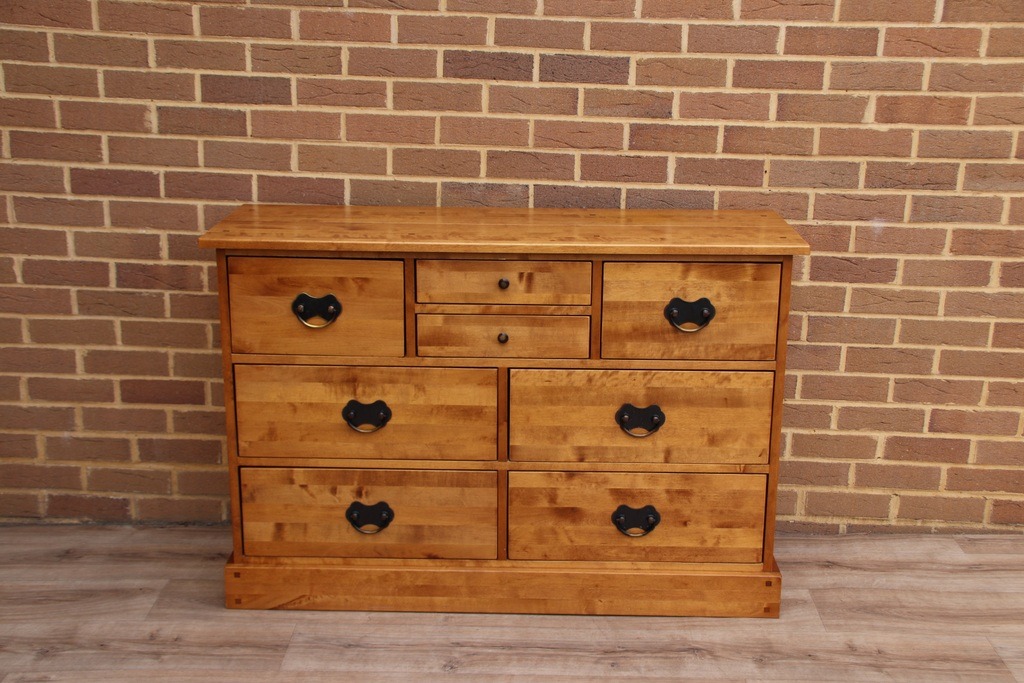 IMG_9833 Laura Ashley Garrat Honey Chest of Drawers - Image 1
