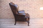 Vintage Chesterfield Wingback Armchair - Image 7