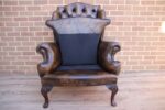 Vintage Chesterfield Wingback Armchair - Image 17