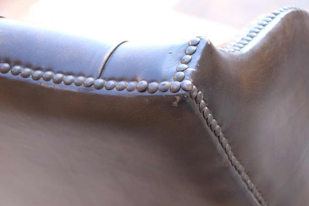 Vintage Chesterfield Wingback Armchair - Image 18