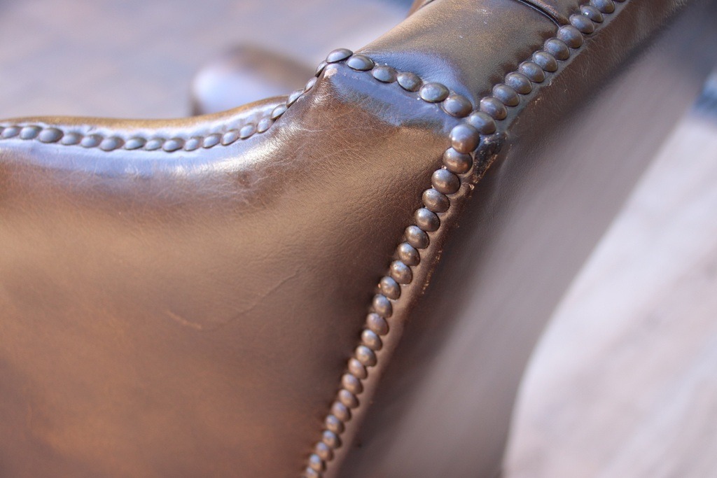Vintage Chesterfield Wingback Armchair - Image 19