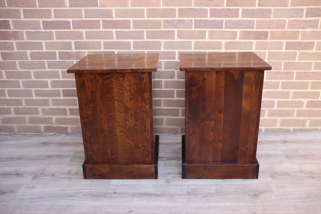 Pair of Laura Ashley Garrat Chestnut Bedside Tables - Image 8