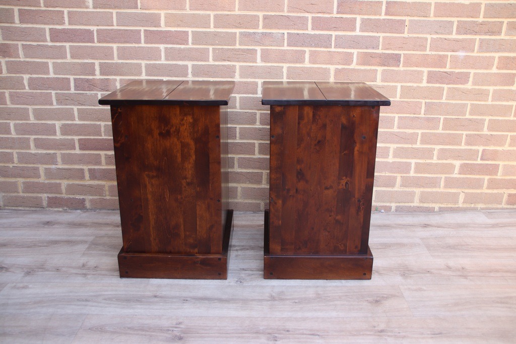Pair of Laura Ashley Garrat Chestnut Bedside Tables - Image 9