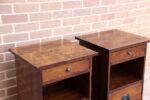 Pair of Laura Ashley Garrat Chestnut Bedside Tables - Image 11
