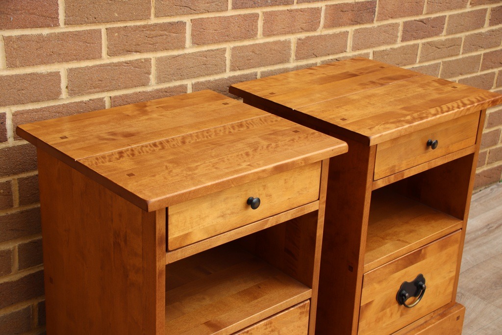 Garrat Honey Bedside Tables - Image 11