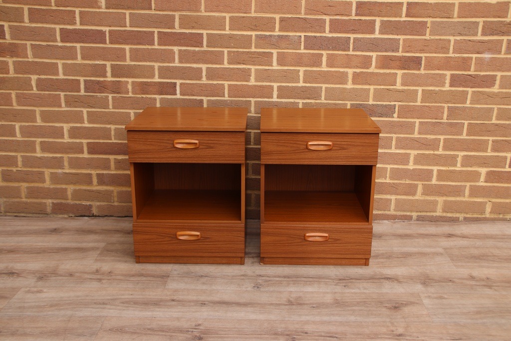Pair of Schreiber Bedside Tables - Image 1
