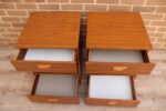 Pair of Schreiber Bedside Tables - Image 6