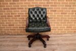Vintage Tufted Chesterfield Gainsborough Chair